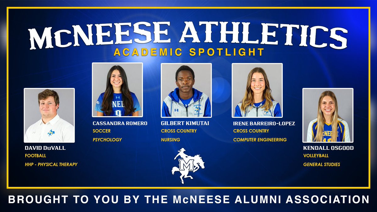 Poke Nation! Help us congratulate this years first round of Spotlight Athletes!

These 5 stood out the most with their preparation and focus at the start of this semester! High fives all around for this group!!! 

#GeauxPokes 🤠📚