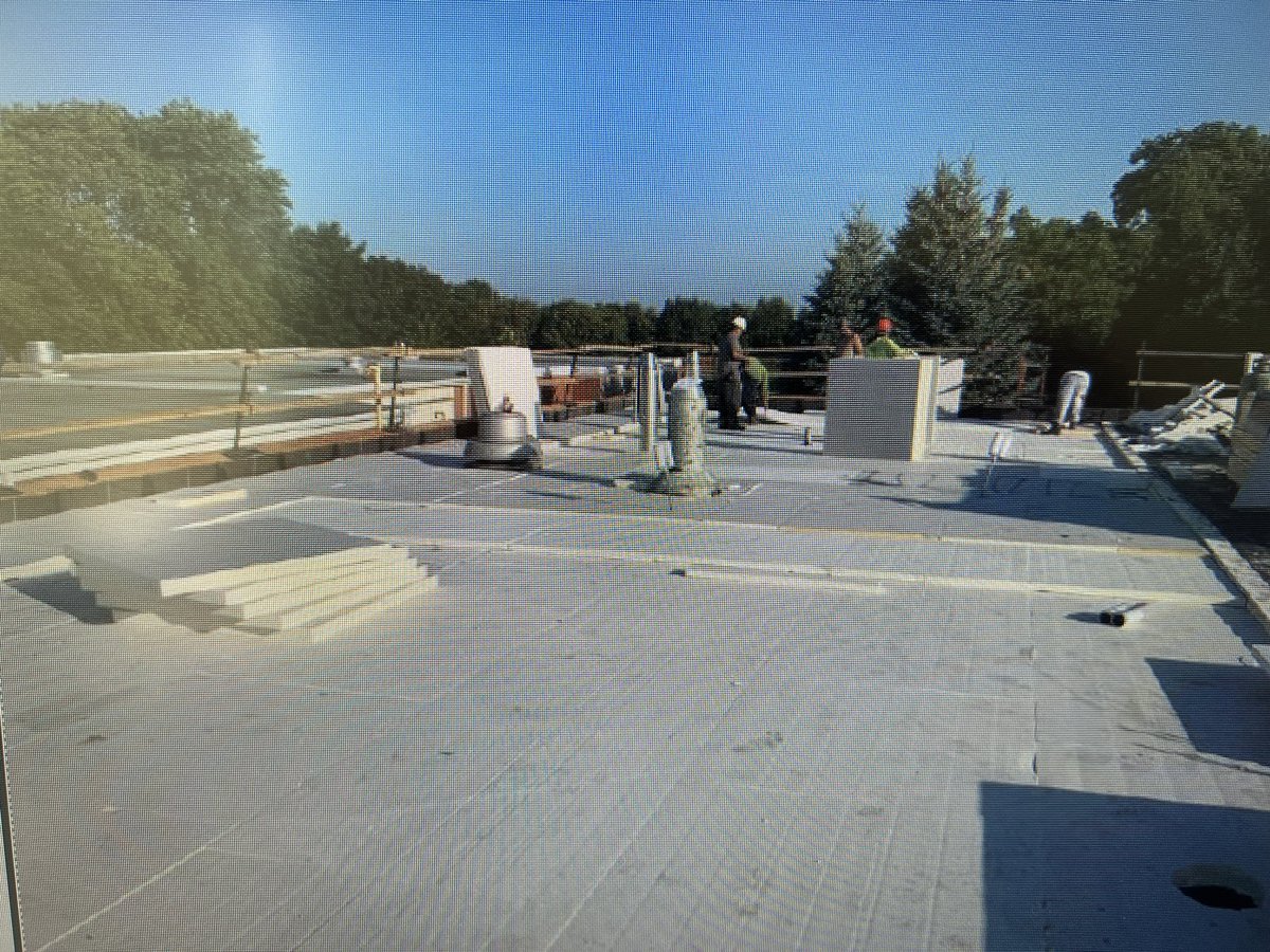 How do you protect 100% of your assets in any building ?......
Roof replacement program in full affect <a href="/sttcatholic/">St. Theresa's</a> important work is typically hard work #Capital Priorities