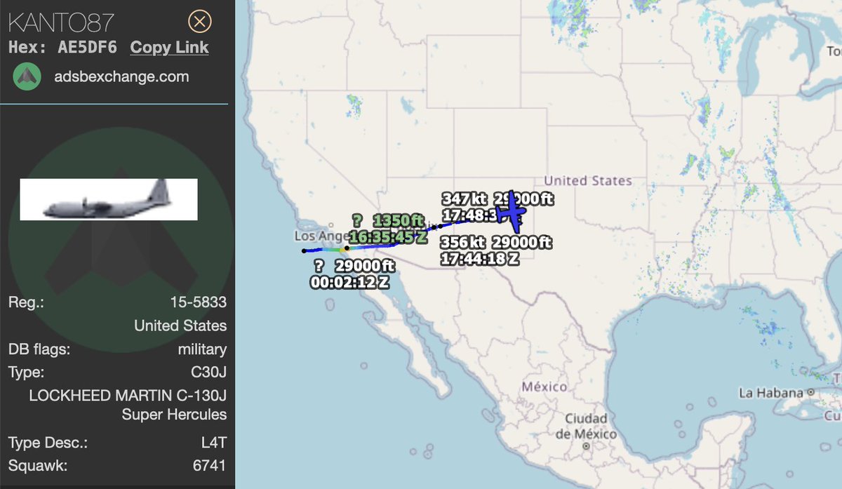 neetintel's tweet photo. Is it using a Japanese callsign in US air space?
#AE5DF6 https://t.co/YmLtqtxnwt