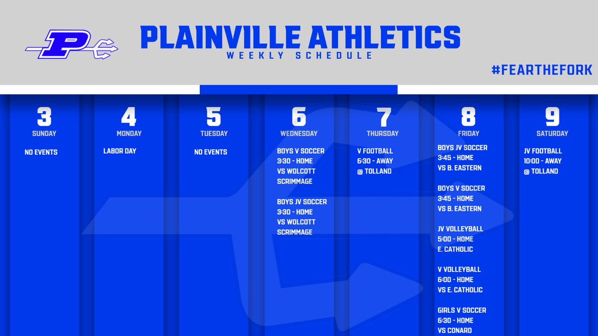 Plainville High School Athletics tweet media