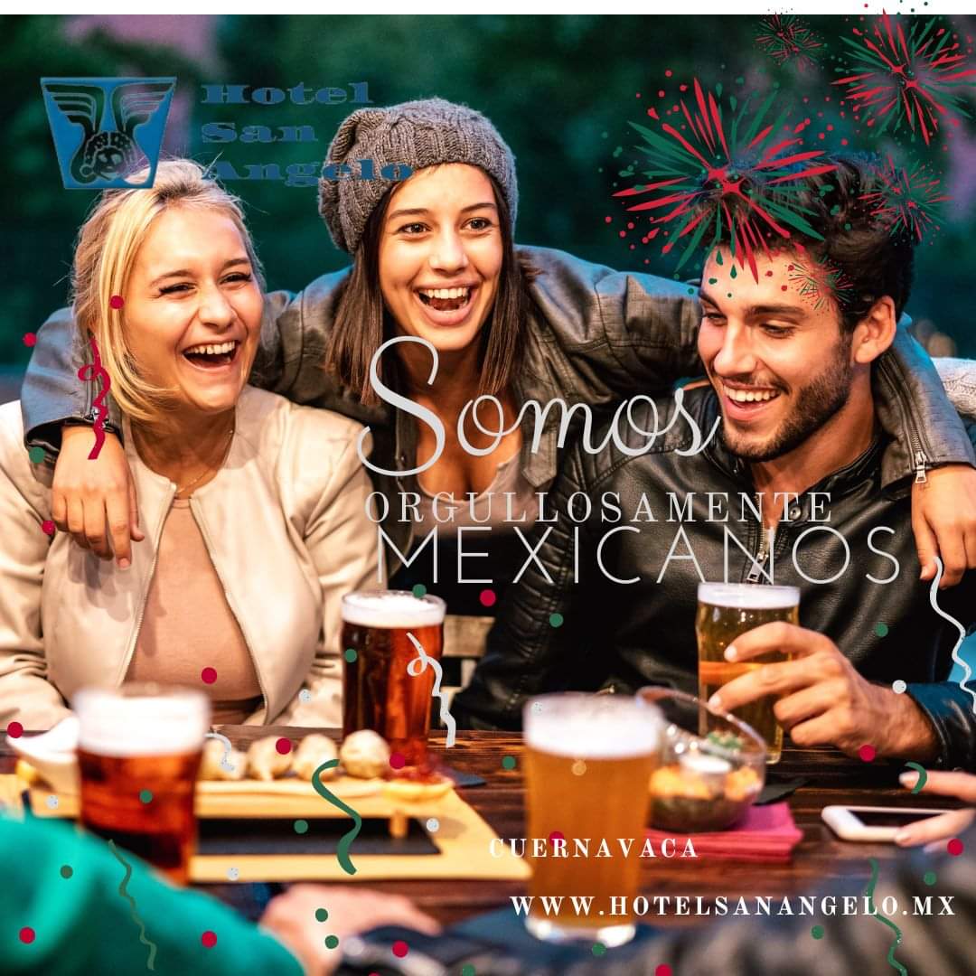 VIVA MÉXICO  CUERNAVACA
Especial de Domingo a Jueves
Valido: OTOÑO 2023
$1,200 pesos para dos personas por noche
$ 300  pesos por persona extra por noche
Cuernavaca, Morelos 
🌐hotelsanangelo.mx  
#15sep #16sep #vivamexico #Septiembre16  #fallspecial #cuernavacahotelspecial