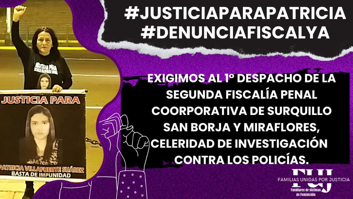 Edson Tapullima (@ego1790) on Twitter photo #JusticiaParaPatricia #DenunciaFiscalYa <a href="/FamiliasNi/">Familias Unidas Por Justicia</a> <a href="/Poder_Judicial_/">Poder Judicial Perú</a> <a href="/MimpPeru/">Ministerio de la Mujer y Poblaciones Vulnerables</a> #JusticiaParaPatricia #DenunciaFiscalYa <a href="/FamiliasNi/">Familias Unidas Por Justicia</a> <a href="/Poder_Judicial_/">Poder Judicial Perú</a> <a href="/MimpPeru/">Ministerio de la Mujer y Poblaciones Vulnerables</a>