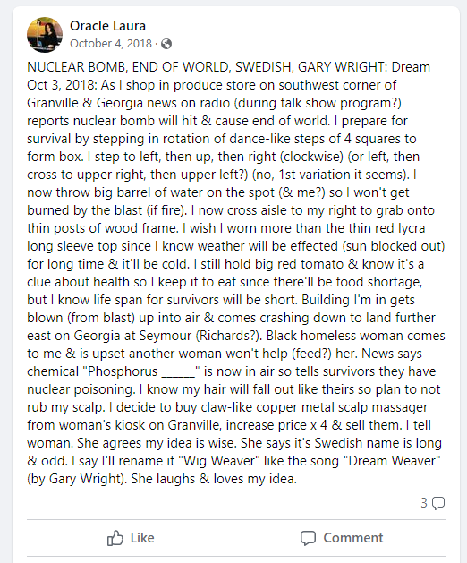 OracleLaura's tweet photo. Came true 5 years later, 'Dream Weaver' singer Gary Wright has now died! #GaryWright #DreamWeaver #music #news #singer #MusicIndustry #musicians #talent #talented #talentedstar #ripgarywright https://t.co/3pp0sie1Si