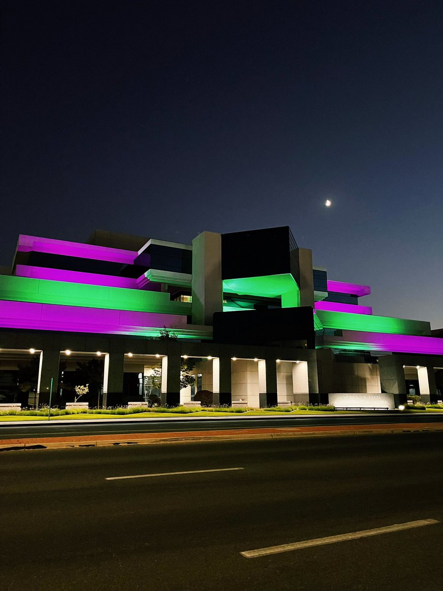 September shines a light on hope, resilience, and support. Let's stand together as <a href="/KernBHRS/">Kern Behavioral Health & Recovery Services</a> leads our community in Suicide Prevention &amp; Recovery Month. In honor of this awareness campaign, our County Administrative Center will shine teal and purple all month long to elevate this