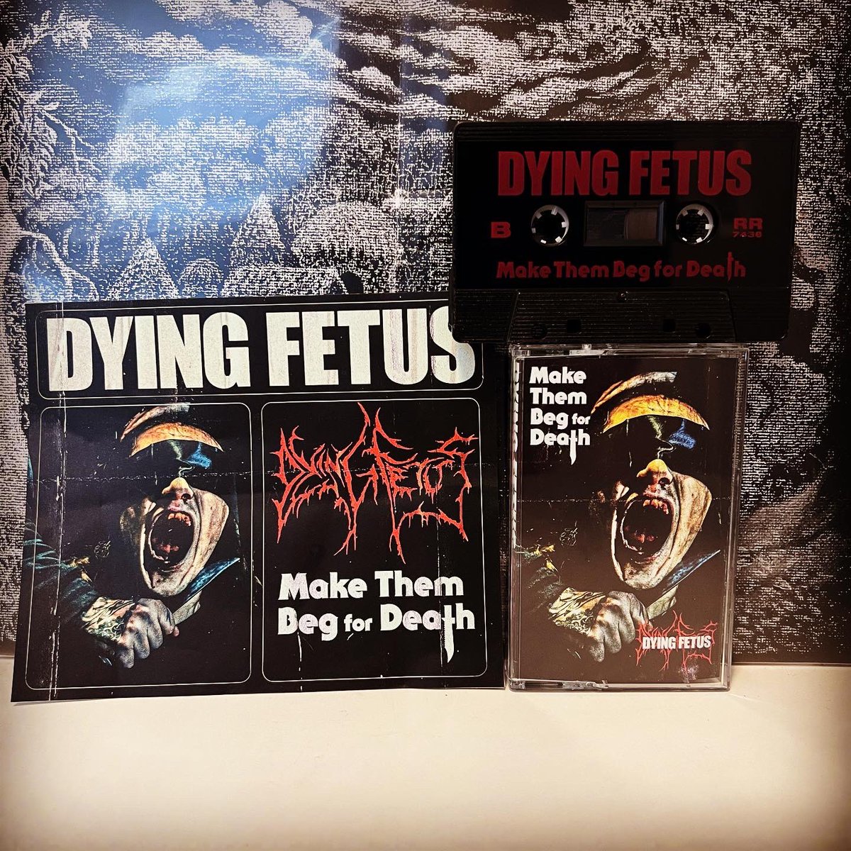 Received the new <a href="/DyingFetusBand/">Dying Fetus</a> cassette in the mail today! Will be jamming on this all night! 🤘🏽