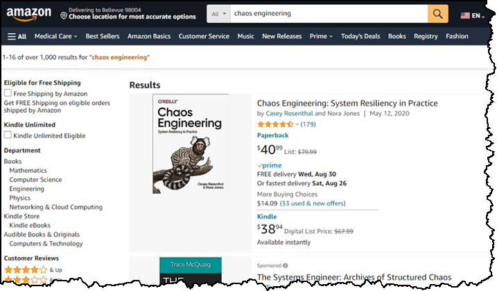 This is a story about Chaos Engineering, and how Amazon.com Search uses it. And this is also a story about DevOps, and how a single team dedicated to resilience made it easier. #resilience #devops #chaosengineering 

bit.ly/search_chaos_e…