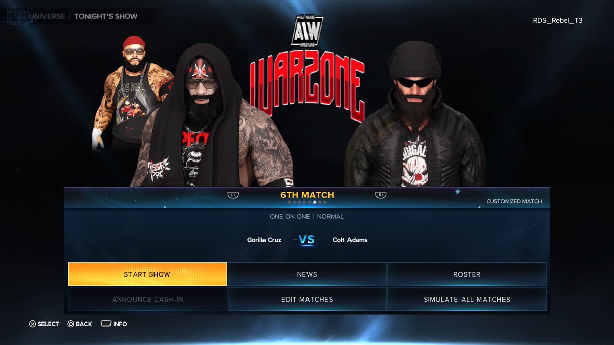 RDS_Rebel_'s tweet photo. #PS5Share, #WWE2K23 https://t.co/xQYmbe22hn