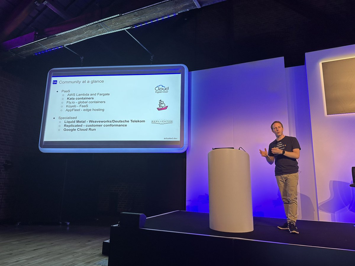 Great to see the mention of Liquid Metal (something I helped to build whilst @weaveworks) by @alexellisuk. Give it a try and try @selfactuated #civonavigate #microvm