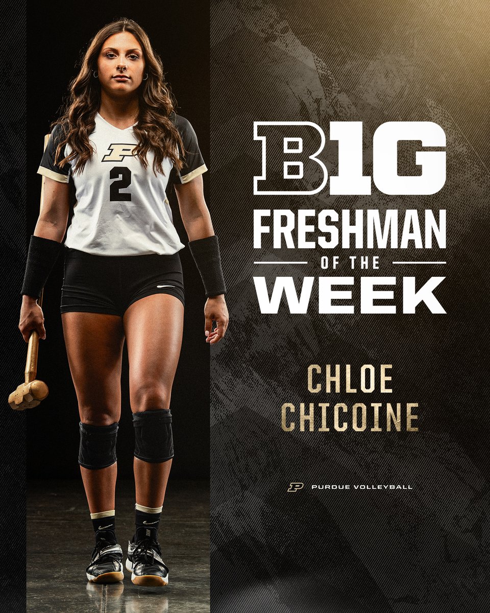 First one for <a href="/ChicoineChloe/">Chloe Chicoine</a>. 🏅

✅ Led the team with 41.5 points
✅ Back-to-back double-doubles
✅ 21 kills, 12 digs at #23 Kansas
✅ 17 kills, 11 digs vs. #19 Marquette

📰 boile.rs/3r5l6DJ