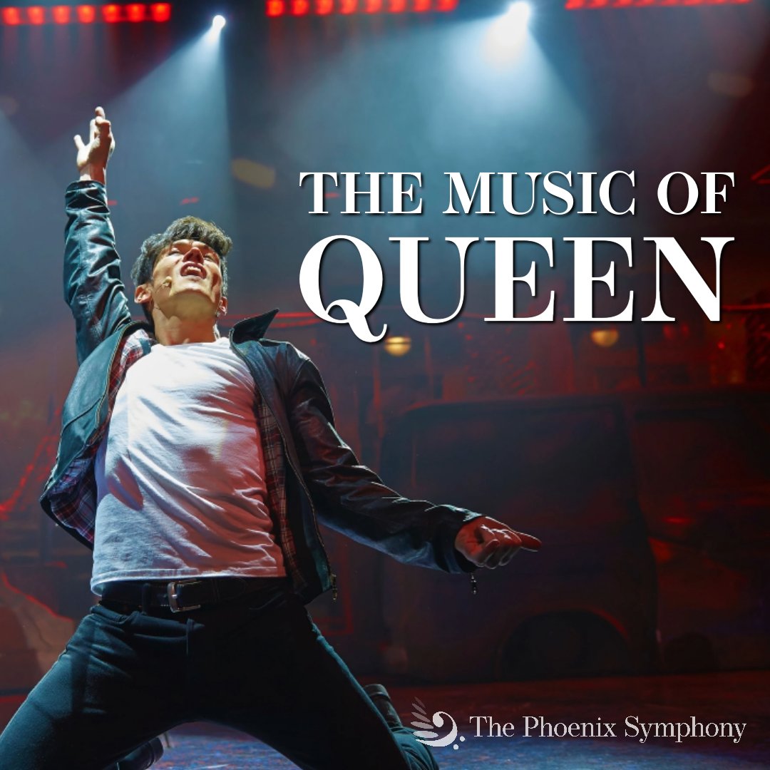 🎉🎶 Happy Birthday, Freddie Mercury! 🎉🎶 Join us in celebrating the legendary Queen frontman's birthday by experiencing The Music of Queen like never before, performed live by The Phoenix Symphony on March 2nd at Arizona Financial Theatre✨🎉 Tickets: phoenixsymphony.org/show/the-music…