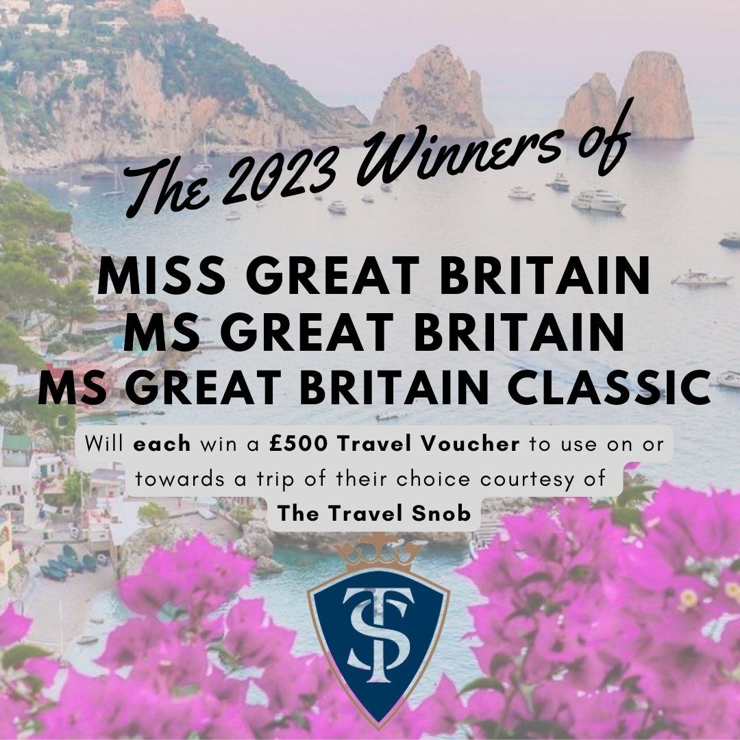 ✨️PRIZE PACKAGE ANNOUNCEMENT✨️

Following our recent post announcing our official travel sponsor, <a href="/dwTheTravelSnob/">TheTravelSnob</a> , we are so excited to share that the new Miss Great Britain 2023/24, Ms Great Britain 2023/24 and Ms Great Britain Classic 2023/24 will EACH receive a £500