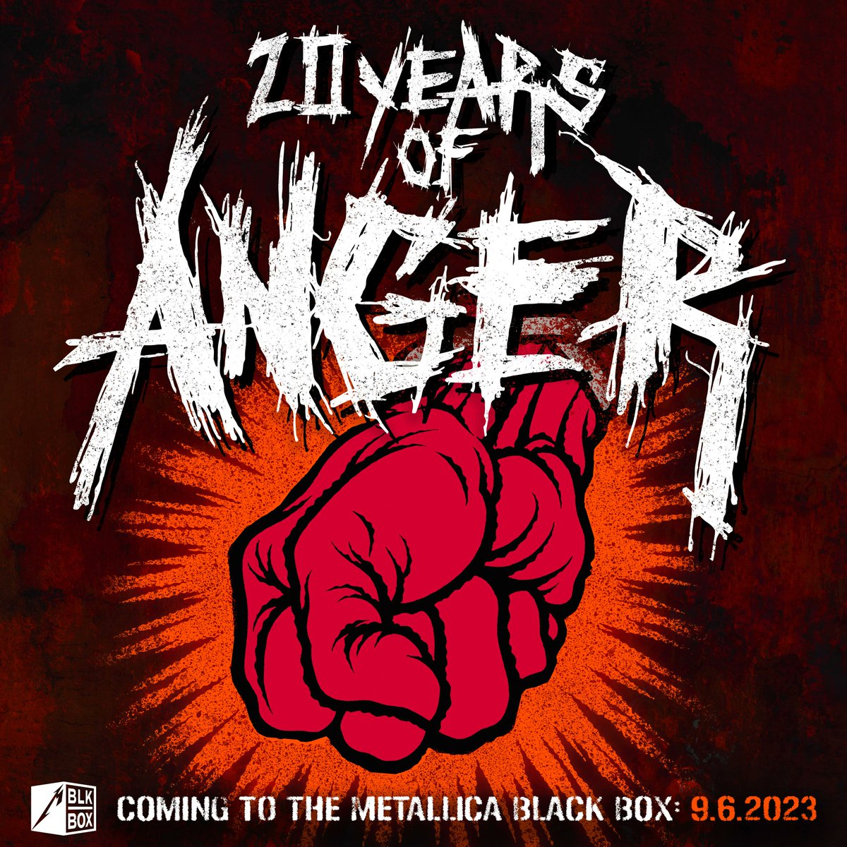 Love it? Hate it? 20 years after its release, see a different side of St. Anger. The anniversary collection, “20 Years of Anger,” hits the #MetallicaBlackBox tomorrow.

The virtual museum is always open and free. MetallicaBlackBox.com