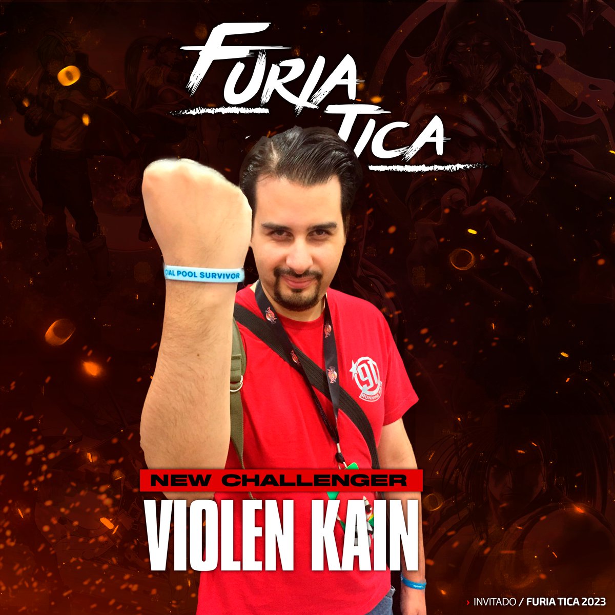 ABA_Games's tweet photo. ¡Más retadores siguen uniéndose a Furia Tica! Le damos la bienvenida, desde México, al legendario Violent Kain, otro viejo conocido de la casa! El espectáculo está asegurado 👊
#LATAM #ABAGAMES #FuriaTica2023 #Connecturday #toxyk #SuperCombo #LatAmProEvents #CostaRica #Tccr https://t.co/Mi8MNNJohl