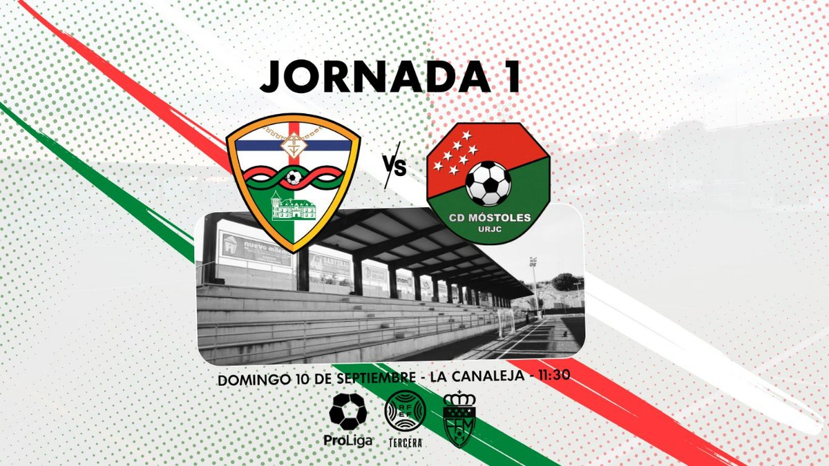 trivalvalderas's tweet photo. 📅🏟️ PARTIDO |

🤗Nervios, ilusión, objetivos por alcanzar... la #TerceraFederación está de vuelta. 

😁Este domingo os esperamos a todos en La Canaleja. 

@trivalvalderas  vs @CDMostoles 
11:30 H🕙 / 10/09/23 📅 / 🏟️ La Canaleja

#VamosTrival https://t.co/r5z0R79vl3