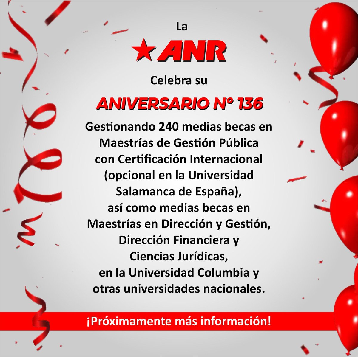 ANRParaguay's tweet photo. La ANR celebra su aniversario N° 136 apostando por la educación. https://t.co/67Cd0QtT2w