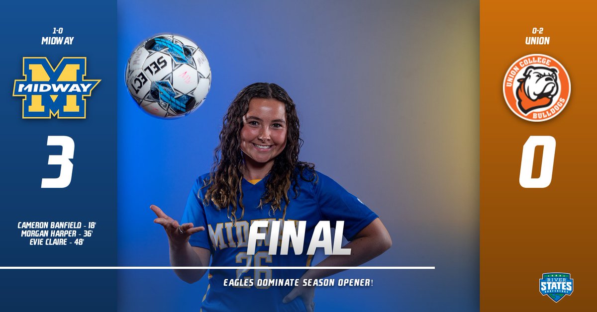 GoMidwayEagles's tweet photo. It's wire-to-wire domination as @MidwayWSoccer jumps out to a 1-0 start! https://t.co/wzeY5jagw8