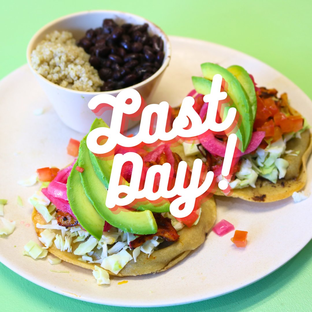 Today, #tacotuesday, is the last day our panucho platter will be available! Don't miss out on one of Chef Greg's favorite dishes growing up!

Order it online or in-store - mihijodesumadre.com!

#losangelesvegan #lavegan #veganrestaurant
