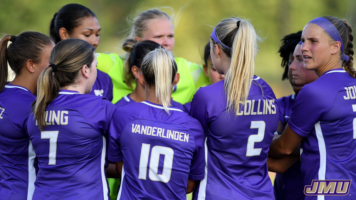 JMUWSoccer's tweet photo. 🚨 𝐒𝐂𝐇𝐄𝐃𝐔𝐋𝐄 𝐂𝐇𝐀𝐍𝐆𝐄 🚨

Due to temperature concerns, Thursday's match at Georgetown has been pushed back to 7:30 p.m. in addition to being moved to the Maryland Soccerplex in Germantown, Md.

#GoDukes https://t.co/N1ZJf5dVxo