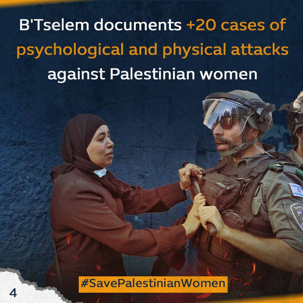 The violations of the rights of Palestinian women show Israel’s disregard for international law and national humanitarian law.
#SavePalestinianWomen
#IsraeliCrimes