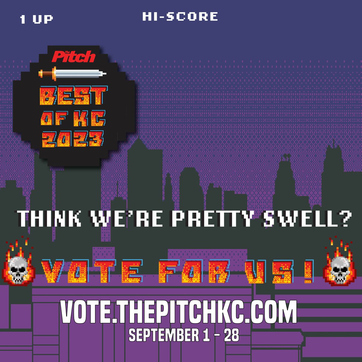 We're nominated for the Best of KC - The Pitch! Thank you, Kansas City! 💙 

Vote for us here: buff.ly/3kLkuMp