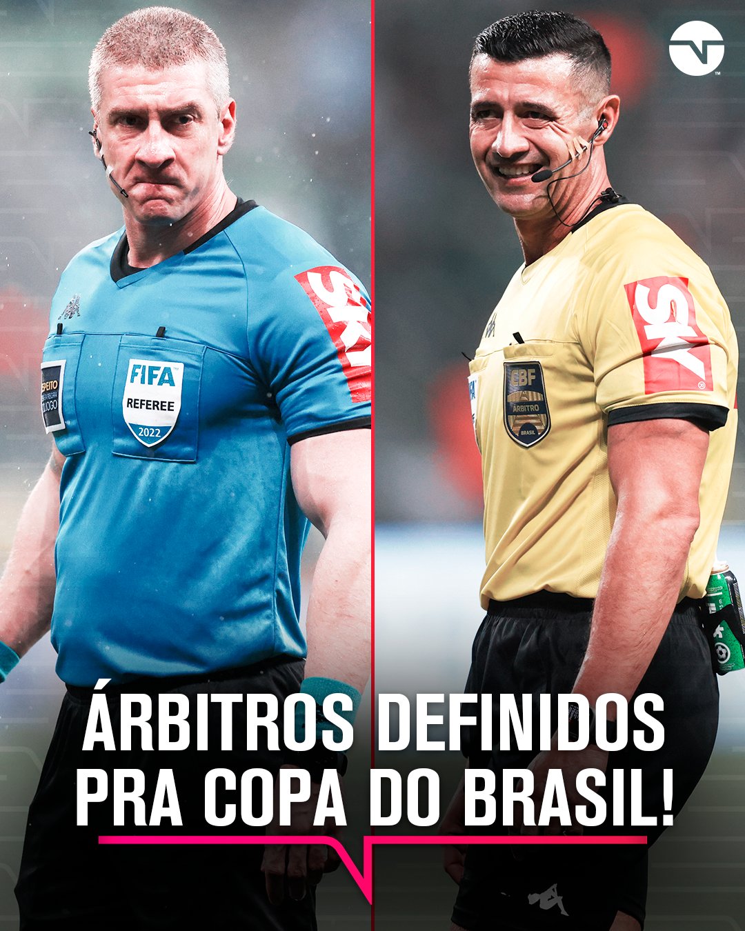 Anderson Daronco apita confronto entre Palmeiras e Botafogo