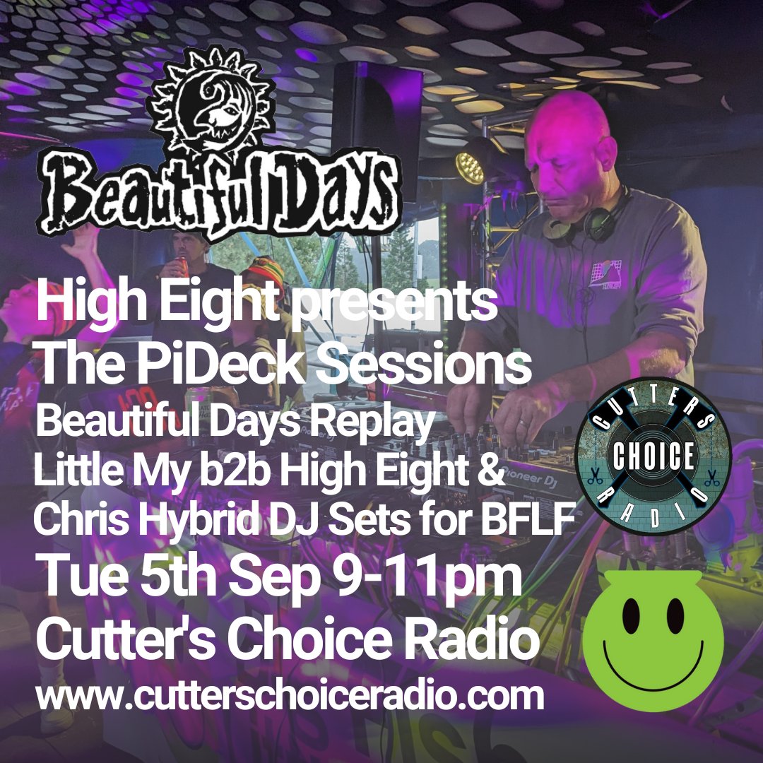On the #PiDeckSessions tonight on @CuttersChoiceUK : DJ sets from this year's <a href="/BFLFevents/">Big Fish Little Fish</a> takeover in the Little Big Top at <a href="/BDsfestival/">Beautiful Days</a> - headline set from Chris Hybrid! Live from 9pm.
cutterschoiceradio.mixlr.com