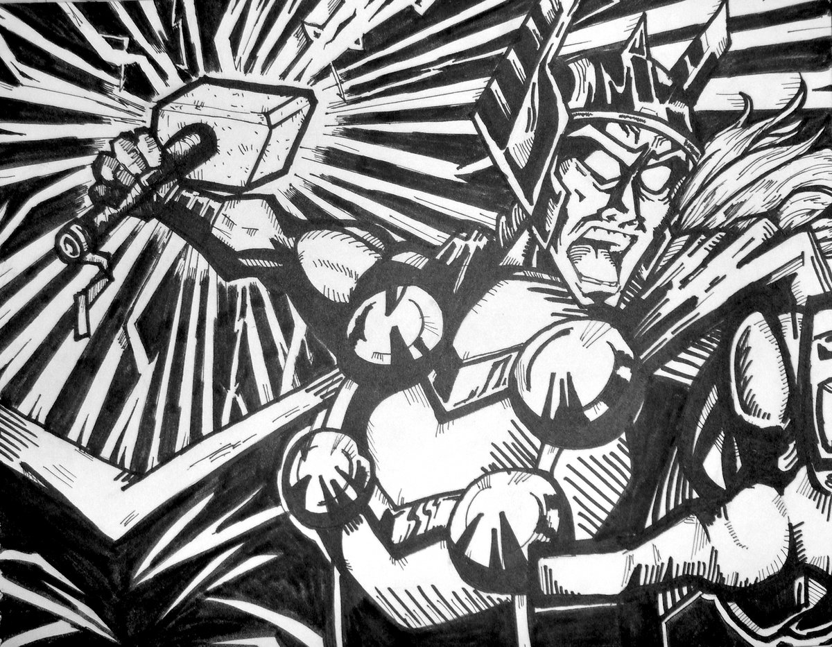 Davero_Design's tweet photo. Thor God of Thunder
#inkart #arte #tintas #fanart #thor #MarvelComics #artmoots https://t.co/GtTitNqhAg