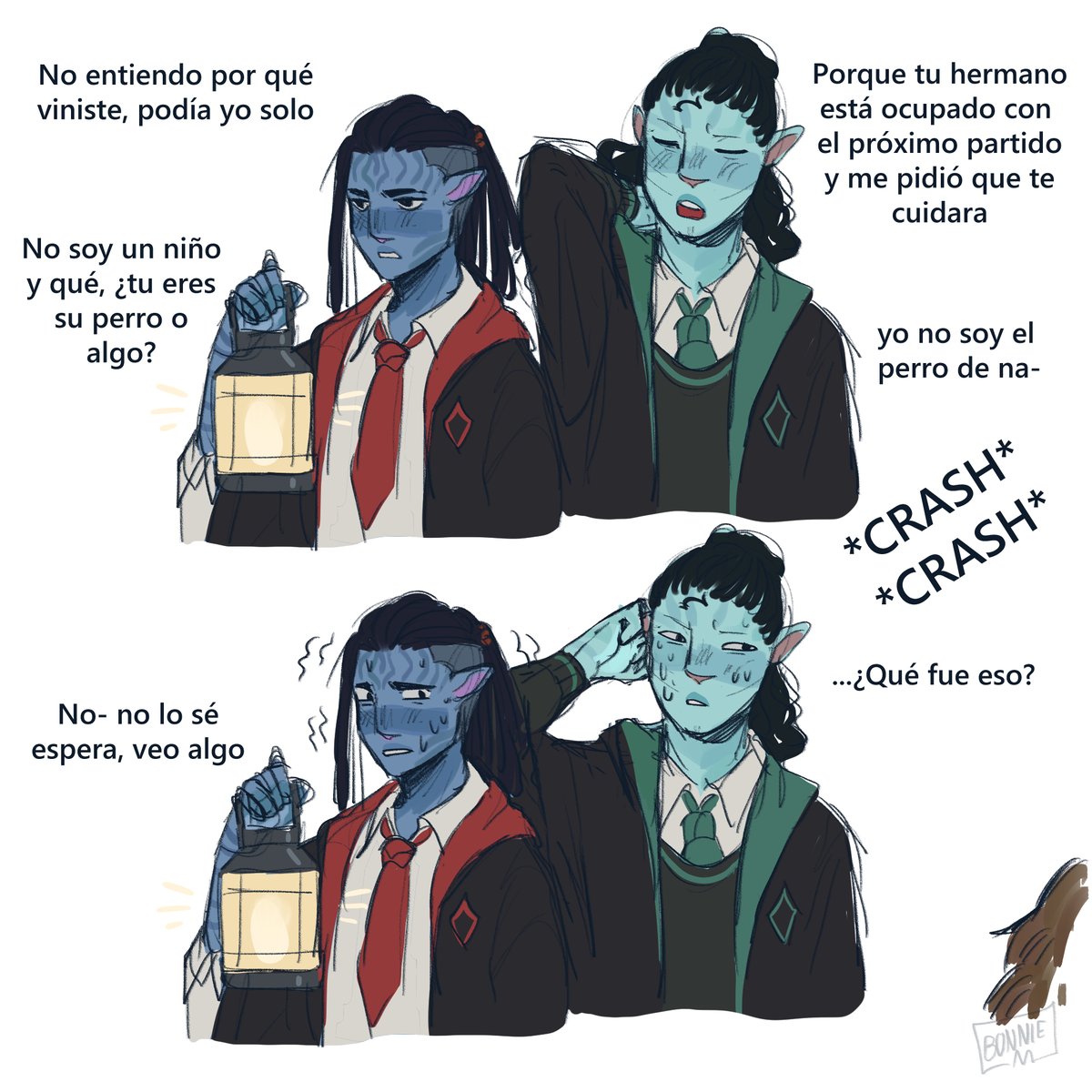 BonnieM02's tweet photo. #WizardsPandora Algo inspirado un poco en una de las pelis del Harrys, piensen en el contexto que gusten tampoco hay uno muy específico jaja
ESP VER💙
ENG VER 🔽 https://t.co/SMH1wqM2ju