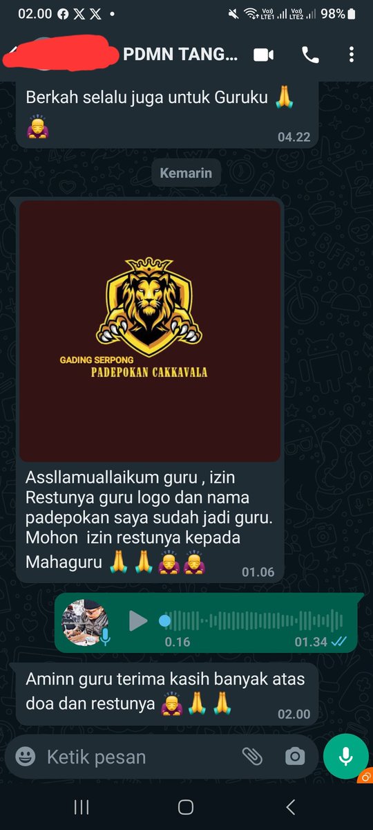 DatukMaharaja's tweet photo. Bismillah...aamiin

MURID YANG TELAH MEMAHARKAN NAIK TINGKAT GURU,..

MEMILIKI HAK MENERIMA MURID DAN MEMILIKI HAK MEMBUKA PADEPOKAN SENDIRI

Semua Terlihat Dari TELAH MAMPU NYA MURID..AAMIIN

#padepokan #murid #datuk #maharaja #samudera #nusantara https://t.co/NgyS9QLFsT