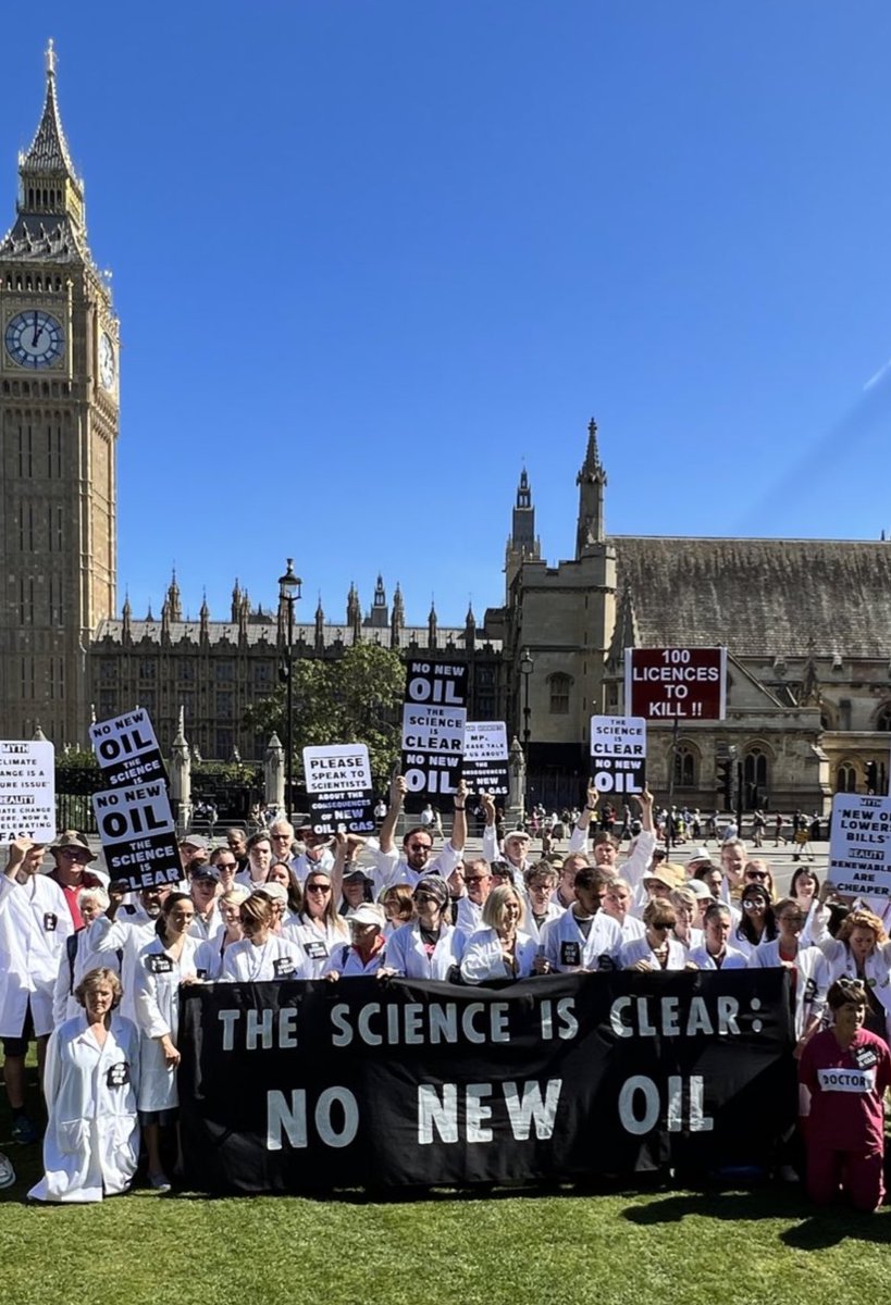 The evidence has been so clear, for so long. We can’t burn fossil fuels without breaking the climate. I have absolutely no faith in the current government to follow this evidence, but we truly need leaders that will #NoNewOil