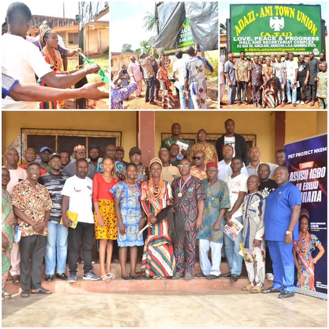 onitshagra's tweet photo. Ada Anaocha 2023 at Adazi-Ani.

6TH ADA ANAOCHA 2023 ADRESSES ADAZI-ANI PEOPLE ON HER PET PROJECT,  RECEIVES SUPPORT AND HONOUR.

Falz. #WeWillRevoltAgainstInjustice The DSS #RevolutionNow Aproko Doctor Lionel Messi Peter Obi Ikorodu Twitter Influencer of the Year Obidiots https://t.co/lCqA5R2yLh
