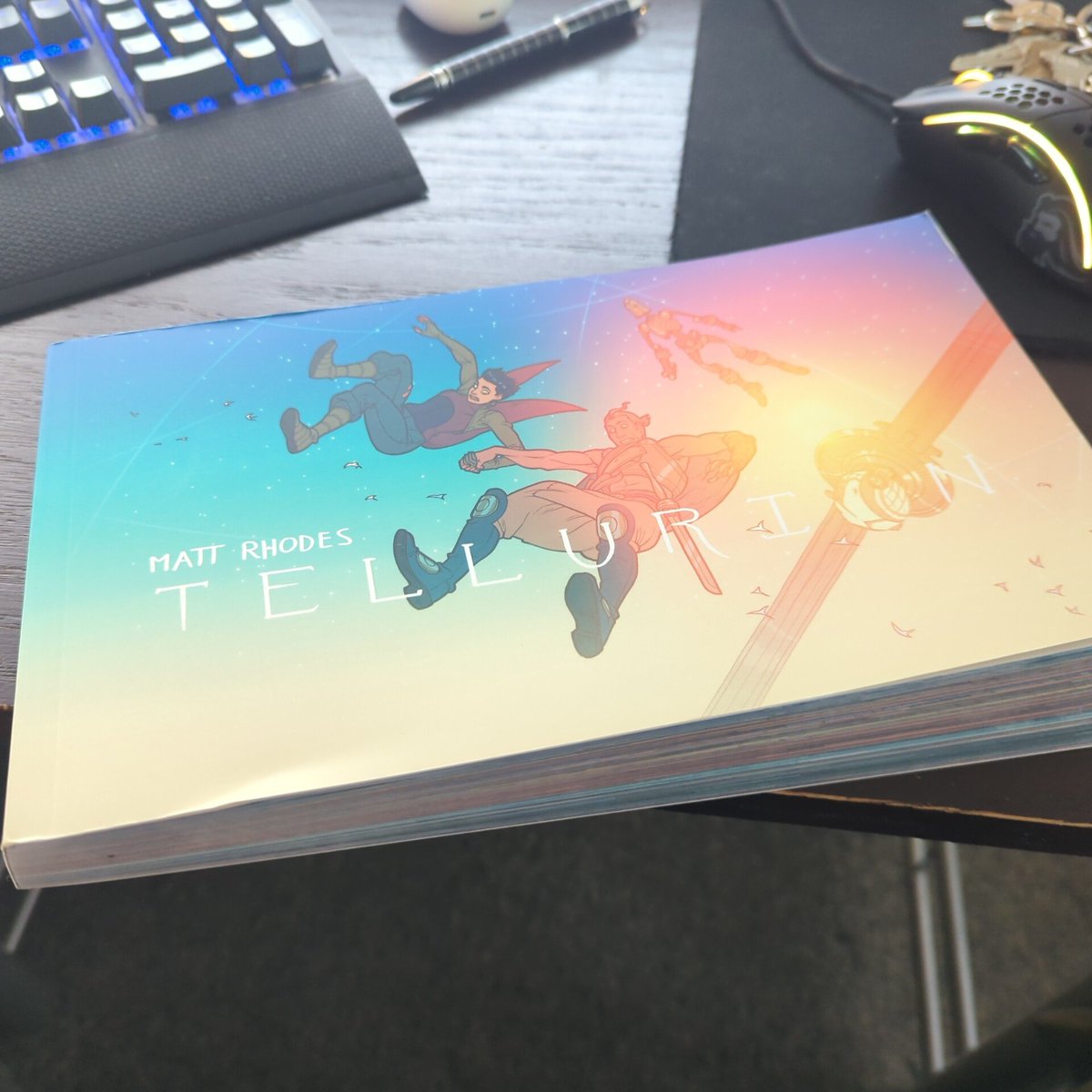 jamalmillner's tweet photo. This is one of my favorite online graphic novels. It has no dialog written. The story is only told through single panels. I had to buy @mattrhodesart book to support one of my favorite artists. Now can I we get an animated series? https://t.co/qtWSCowmv5