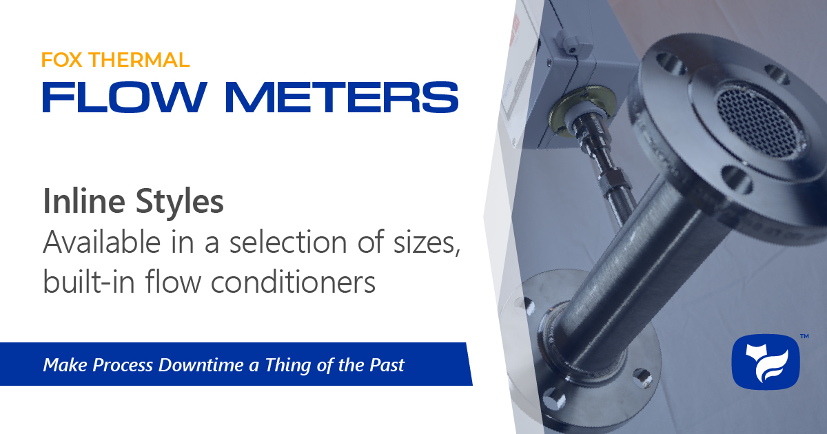 FoxThermal's tweet image. When it comes to monitoring air and gas flow, accuracy is key! Our inline flow meters are designed to provide precise measurements, ensuring you get better control over your processes. 

#FlowMeters #OptimizePerformance #EnhanceEfficiency #Precision 
bit.ly/460zcoC
