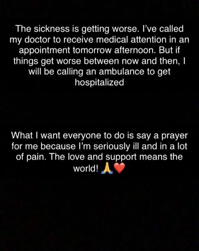 MaracleMan's tweet photo. Full disclosure on what’s going on with me. #PrayForMaracle https://t.co/U2NRlYXd5p