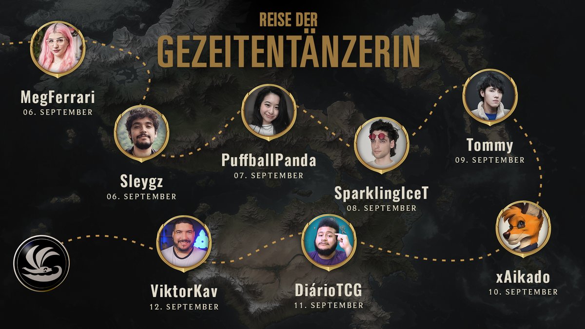 Jeder Tag ist ein neues Abenteuer – wohin wird das Meer uns als Nächstes führen? Sei dabei, wenn eine Crew von kreativen Köpfen aus der Community in ganz Runeterra epische Missionen und Aktivitäten meistert, und erhalte einen ersten Blick auf einige kommende Karten. 👀⬇️