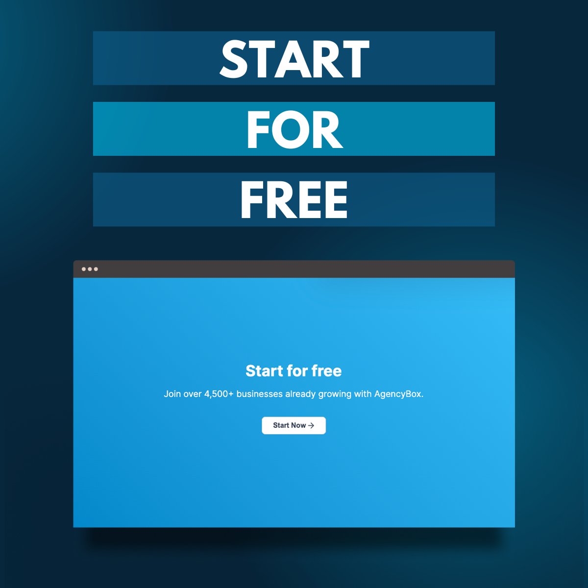 Start with AgencyBox for FREE! ✨ Experience the power of seamless client management, expert guidance, and game-changing tools without any upfront cost. 

Contact us today to learn more.