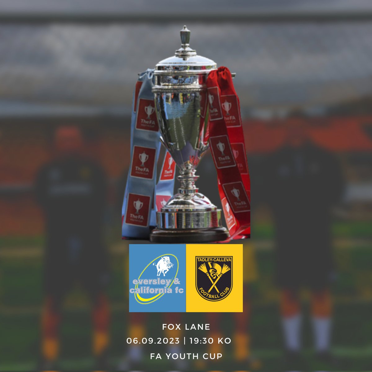 TadleyCallevaFC's tweet photo. FA YOUTH CUP ACTION
A reminder that tomorrow our under 18's will travel to @EversleyCaliFC to face the young boars in the FA Youth Cup preliminary round.
The support of the town is with you, lads. @TCFC_under18s
#tadders https://t.co/u3BVtJObrT