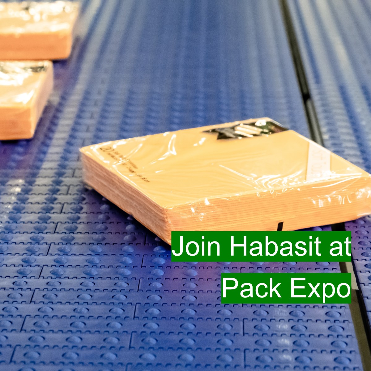 Habasit will be at Pack Expo in less than a week. See the latest belting solutions for the packaging industry at our 𝗯𝗼𝗼𝘁𝗵 𝗦𝗨-𝟳𝟲𝟬𝟴.

Attend Pack Expo for free using our comp code: 𝟴𝟳𝗫𝟳𝟰
𝗥𝗲𝗴𝗶𝘀𝘁𝗲𝗿 𝘁𝗼𝗱𝗮𝘆: pelv23.nvytes.co/pelv23lp/87X74…

#habasit #packexpo