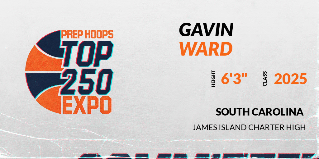 PrepHoopsSC's tweet photo. Welcome Class of 2025 Gavin Ward (@GavinW2025) of James Island Charter High HS to the @PrepHoopsSC Showcase @ The City of North Charleston Athletic Center. 

🔥🏀 #PHTop250SC 🏀🔥

Register NOW! 👇  
https://t.co/OKyqRnfJyh https://t.co/RO8hYO79tq