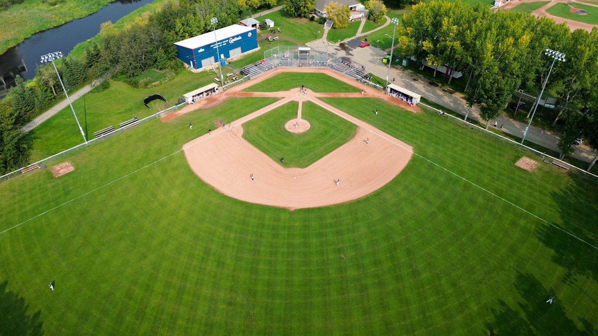 TeamAlbertaBSB's tweet image. A huge thank you goes out to @StAlbertBSB for letting us use the amazing Legion Memorial Ball Park this past weekend for the Western Canada Prospects Series! #WCPS2023