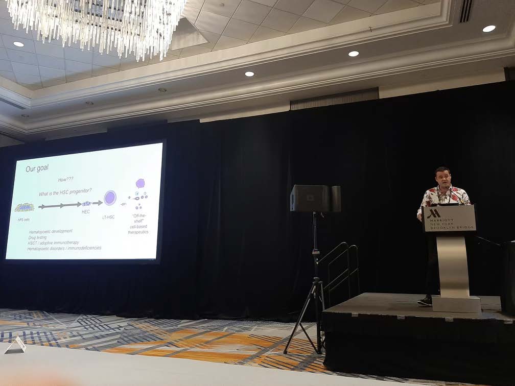 IRM and BFSCI’s @Dr_Sturgeon presented his lab’s exciting work “Defining the origins of embryonic blood development using human pluripotent stem cells” at the @ISEHSociety 2023 annual meeting in Brooklyn, NY this past August! #ISEH2023