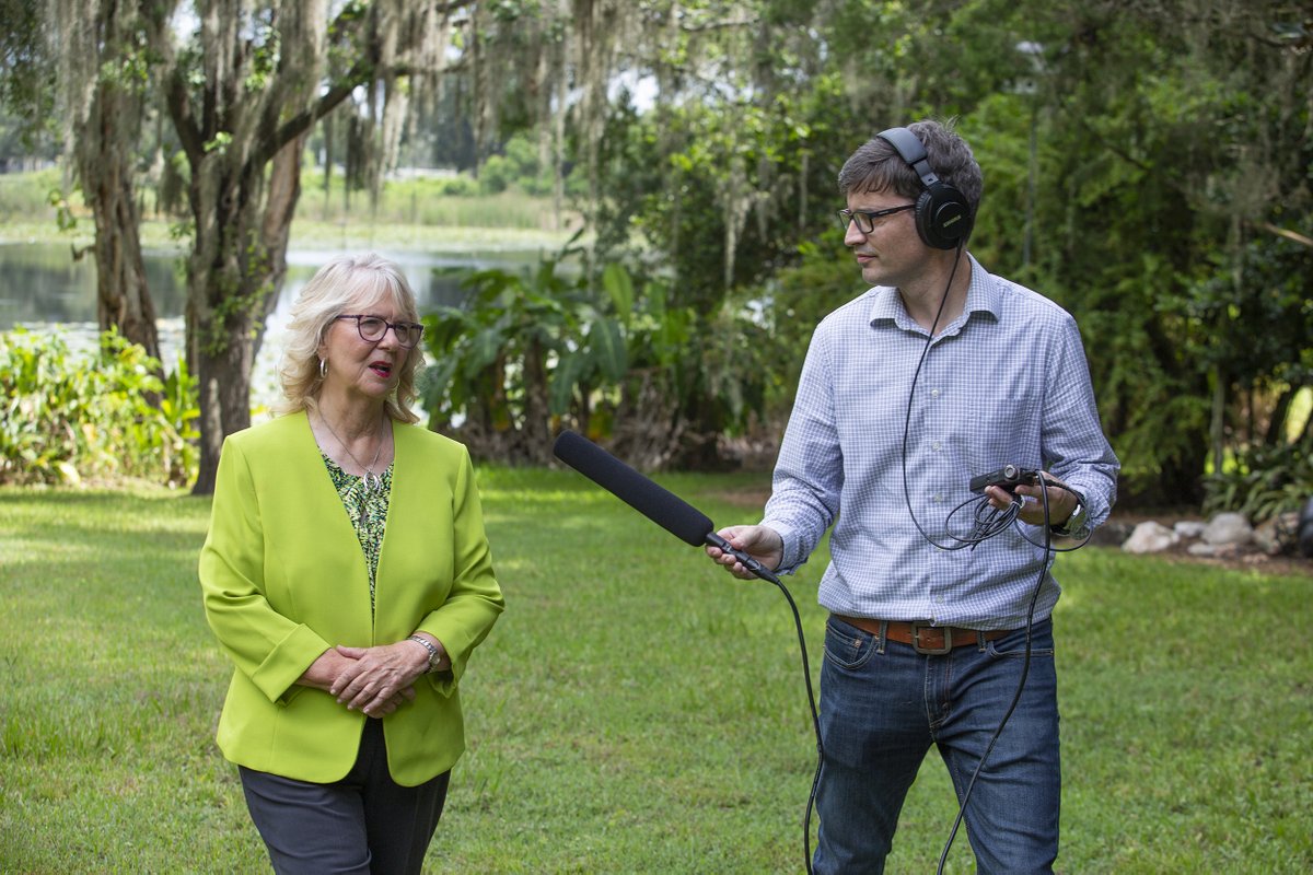 Tonight on @FloridaMatters: the final installment in 'Our Changing State' series. We visit @DrMacManus's Land O'Lakes property, a refuge from the turmoil of Florida politics, to talk about political change. (Photos: @DaylinaMiller)