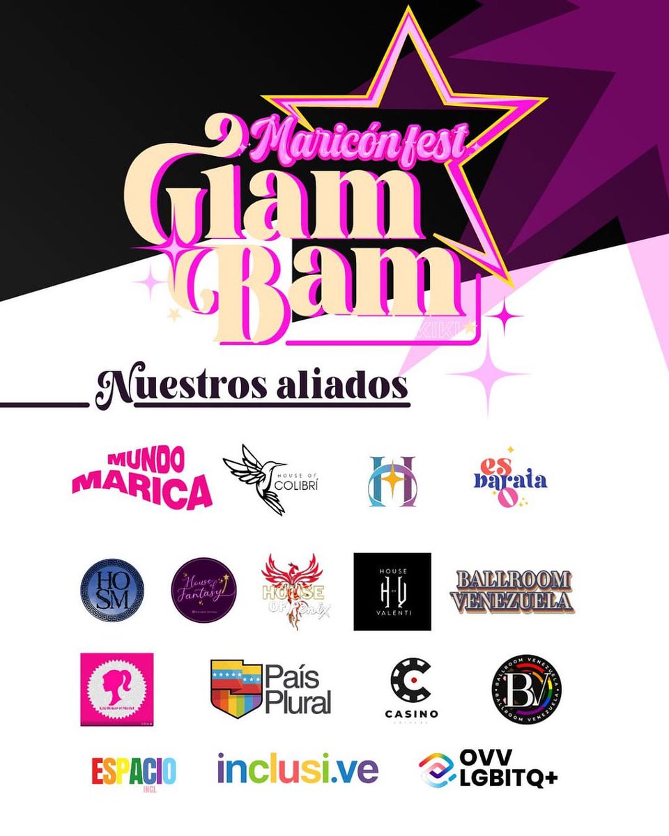 🚨ATENCIÓN CARACAS🚨

Se viene el MARICÓNFEST. Edición: Kiki Glam Bam ⭐ 

PROMO: 2x8$ (hasta el 23/09)
General: 10$
En puerta: 12$

No te pierdas la noche más GLAM del año. ⚡

Para adquirir tus entradas, aquí:

instagram.com/p/CwyZqdsr9eU/…