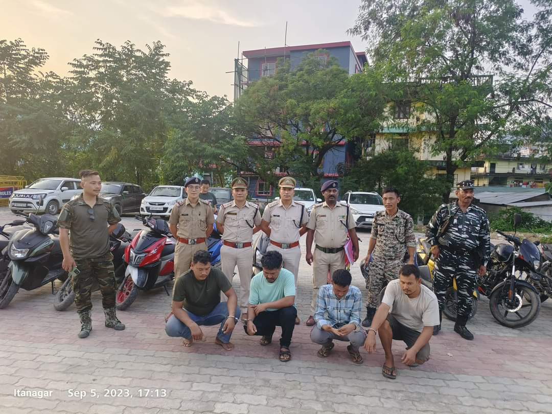 Itanagar Police busted a bike-lifter gang operating in the Itanagar Capital Region since 2019 and arrested all four members. An astonishing number of stolen two-wheelers totalling 53 were recovered.