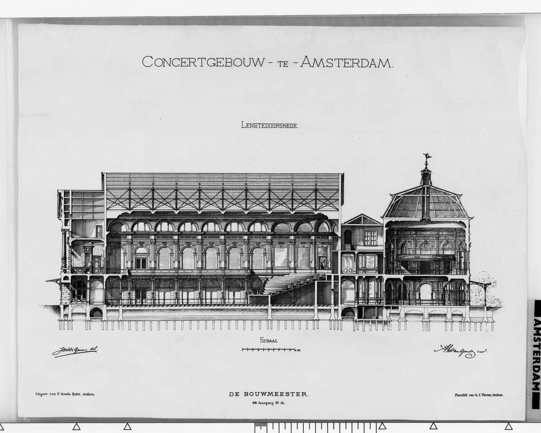 vincentveneman's tweet image. Let&apos;s talk #proportion!
About the geometric proportions of the beloved, fantastic sounding main hall of the #concertgebouw , Amsterdam, which measures 44m (length) by 27,8m (width) by 17,6m (height). 🧵: