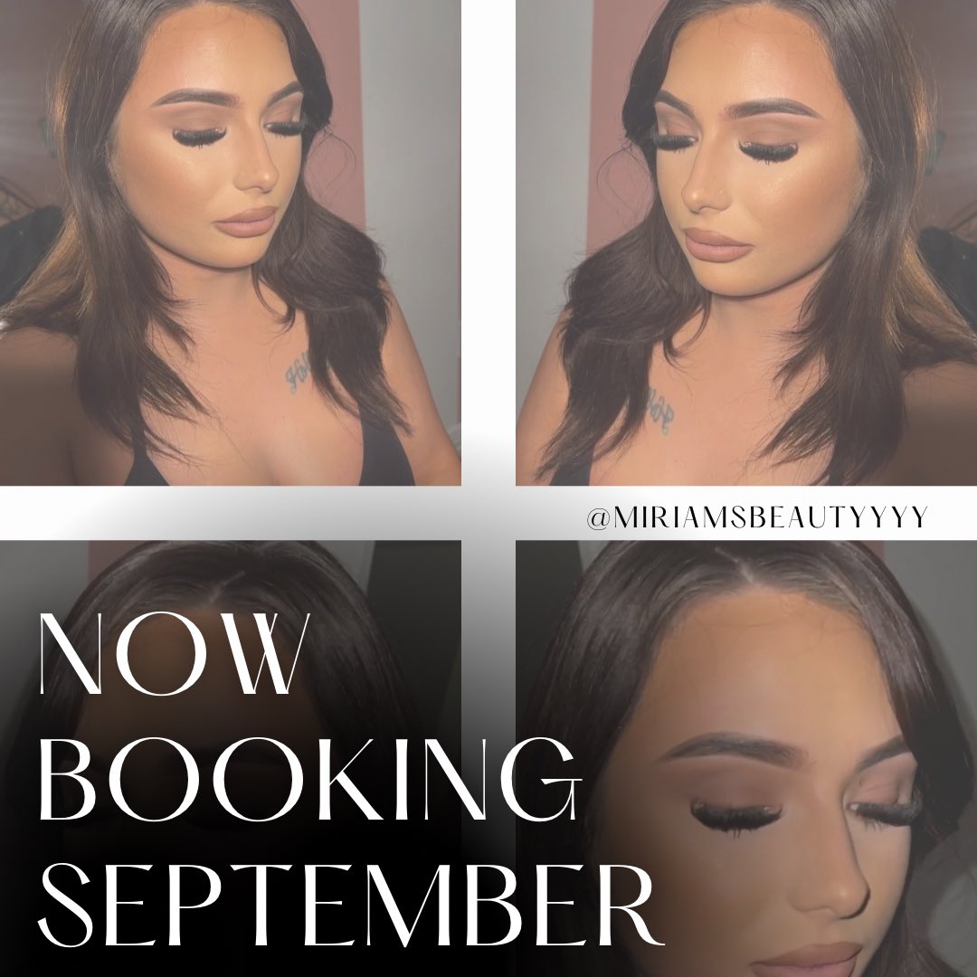 miriamlozoriaaa's tweet photo. NOW BOOKING FOR THE MONTH OF SEPTEMBER!🖤 

CONTACT ME FOR ANY QUESTIONS 💌

#houstonmua #maquillaje #maquillajeprofesional #makeup #makeupartist #maquillajesuave #softmakeup #softglams #softmakeuplooks #makeuplooks #makeupinspo #makeuplessons #makeupclasses #htxmua #houstonmuas https://t.co/6x57uc9RI6