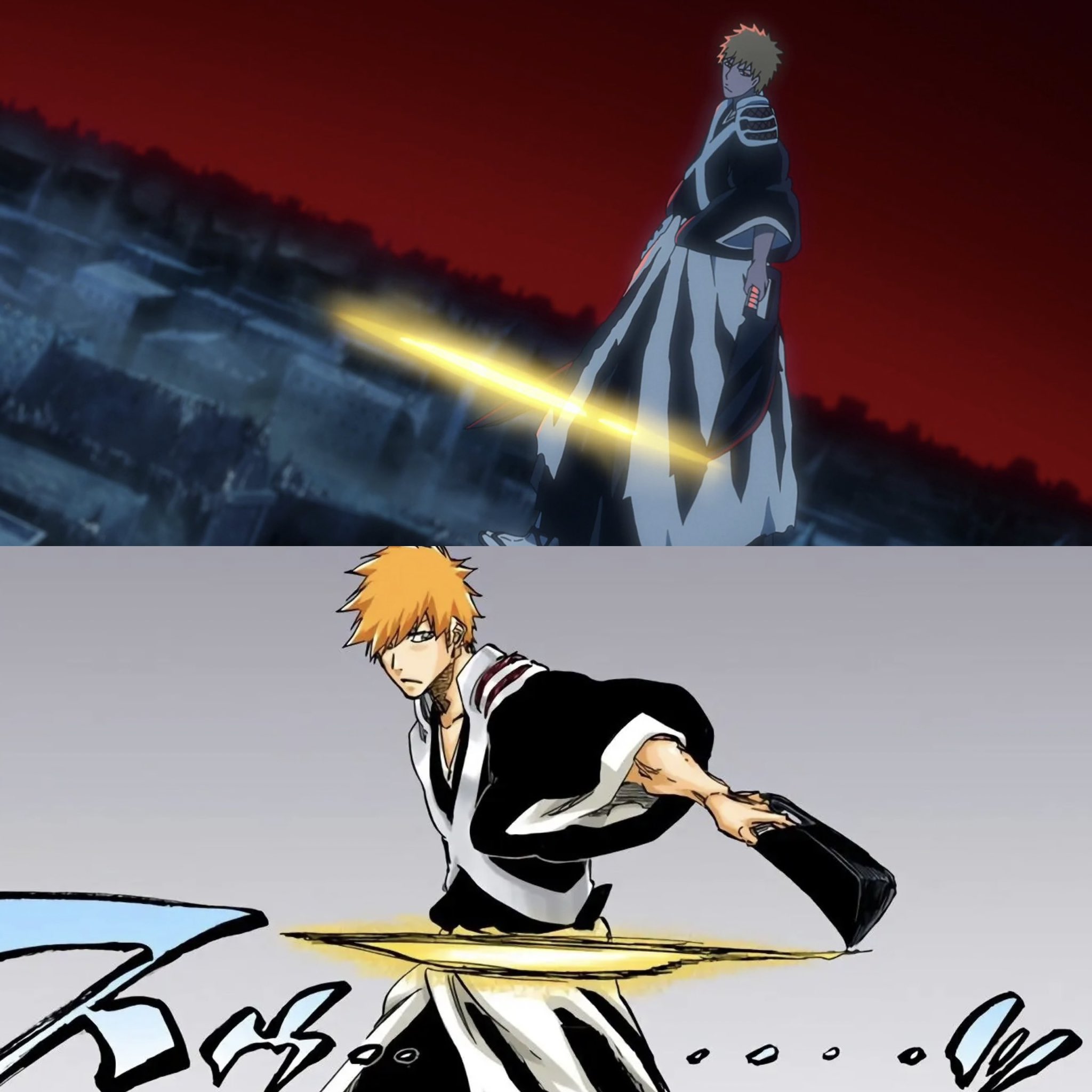 buried on X: Bleach manga vs anime  / X