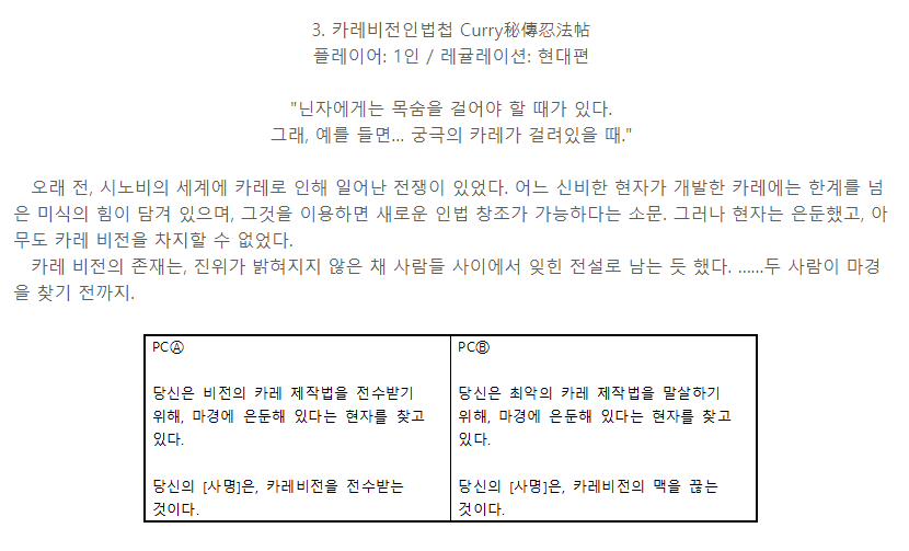 zHorpg's tweet photo. 20230805 | 시노비가미 #zHorpg
카레비전인법첩 - w. 역설 
동인 시나리오집 비인부전 수록 https://t.co/SNiVN4EXmz