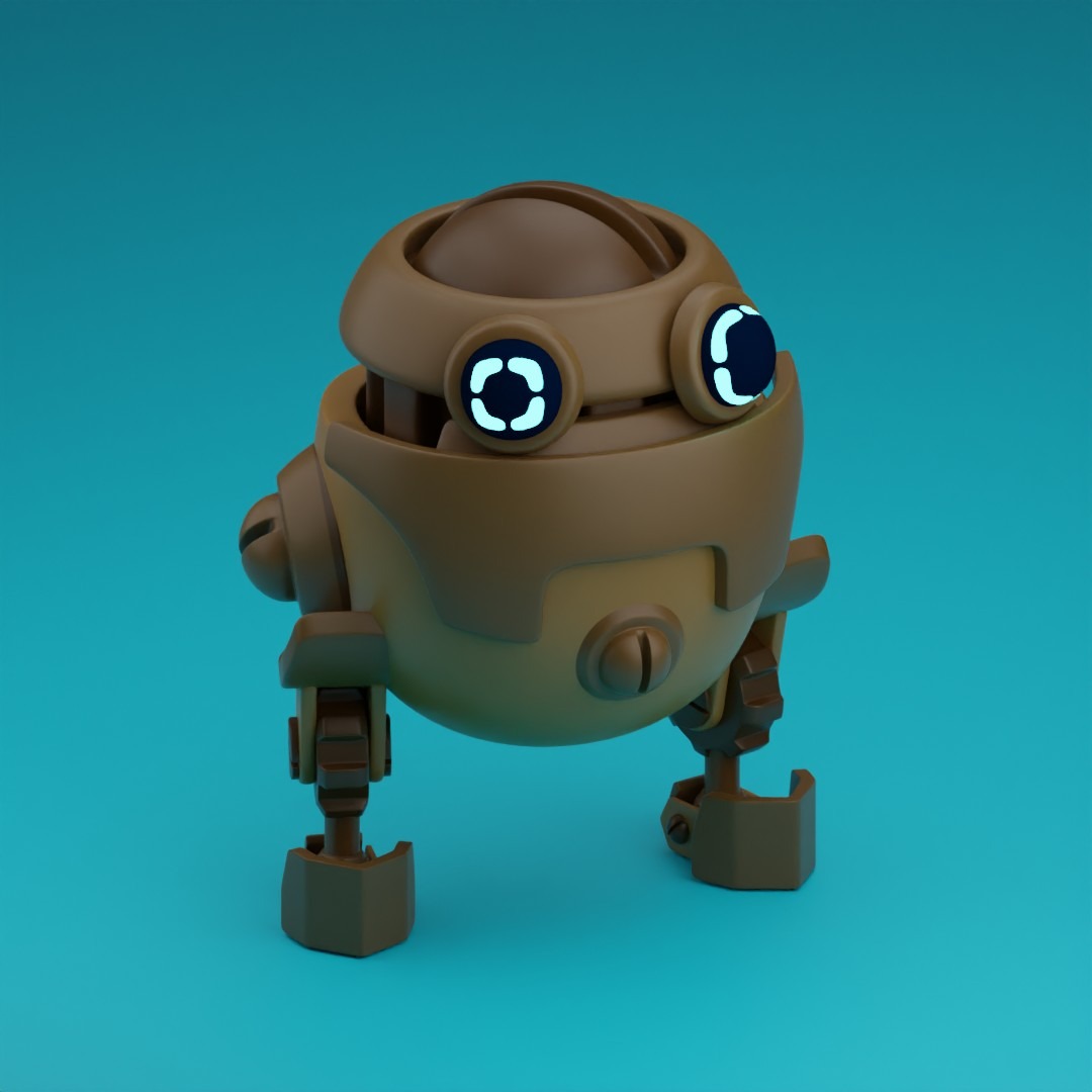 Amaishe_'s tweet photo. He hecho una reinterpretación de la pet del wow Malfunctioning Microbot 🥰 y es muy redondito y muy blandito.

#3dart #3Dartist #Wow #3dmodeling https://t.co/XMJiF16Ld3