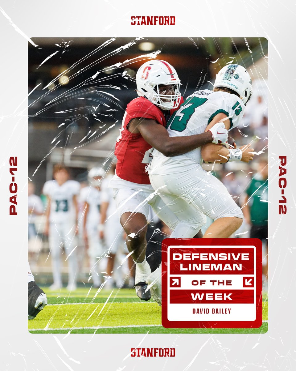 DB was somethin' else against Hawai'i... and the conference took notice 👀 Congrats David‼️ 🗞️» bit.ly/3Z7p9vH #GoStanford